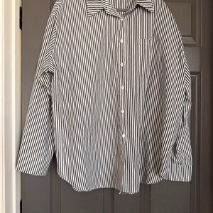 Classic Striped Button-Down Shirt